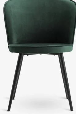 Outlet RISSKOVSilla de comedor RISSKOV terciopelo /negro Sillas De Comedor