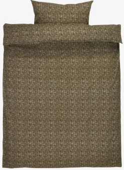 ROSABASICJuego funda nórdica franela ROSA 155x220 oliva Juegos De Funda Nórdica
