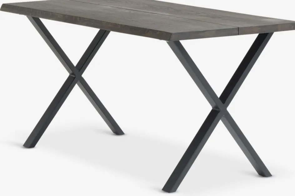 Hot ROSKILDEMesa de comedor ROSKILDE 80×140 roble oscuro Mesas De Comedor