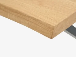 Sale ROSLEVMesa de comedor ROSLEV 80×140 roble natural/negro Mesas De Comedor