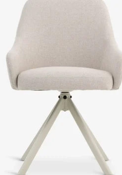 Online ROSTRUPSilla de comedor ROSTRUP giratoria tela beis Sillas De Comedor