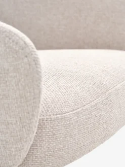 Online ROSTRUPSilla de comedor ROSTRUP giratoria tela beis Sillas De Comedor