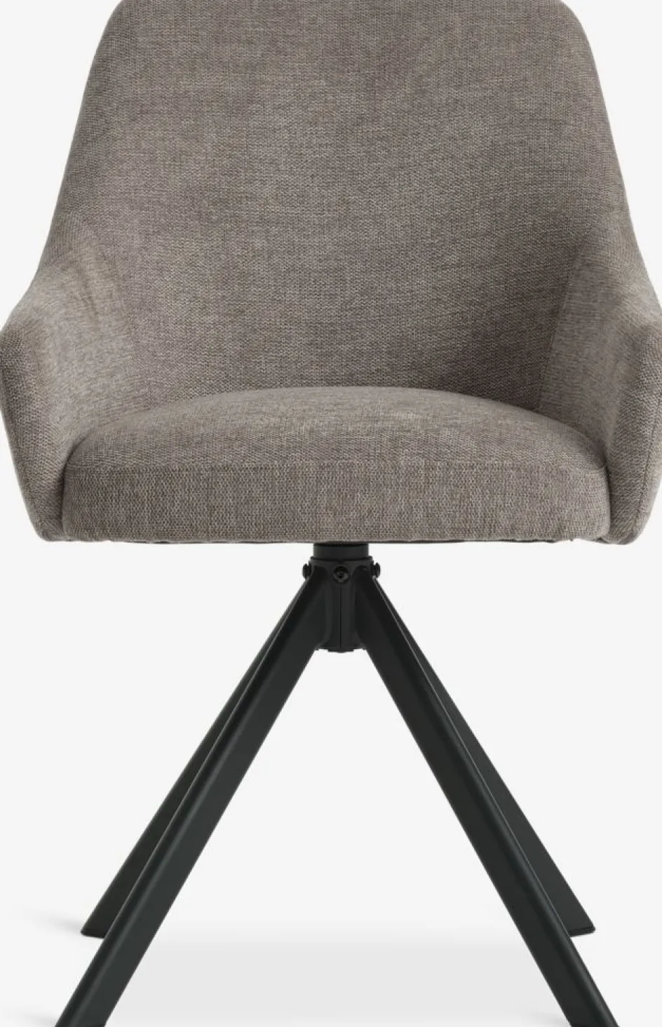 Clearance ROSTRUPSilla de comedor ROSTRUP giratoria tela /negro Sillas De Comedor