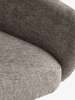Clearance ROSTRUPSilla de comedor ROSTRUP giratoria tela /negro Sillas De Comedor