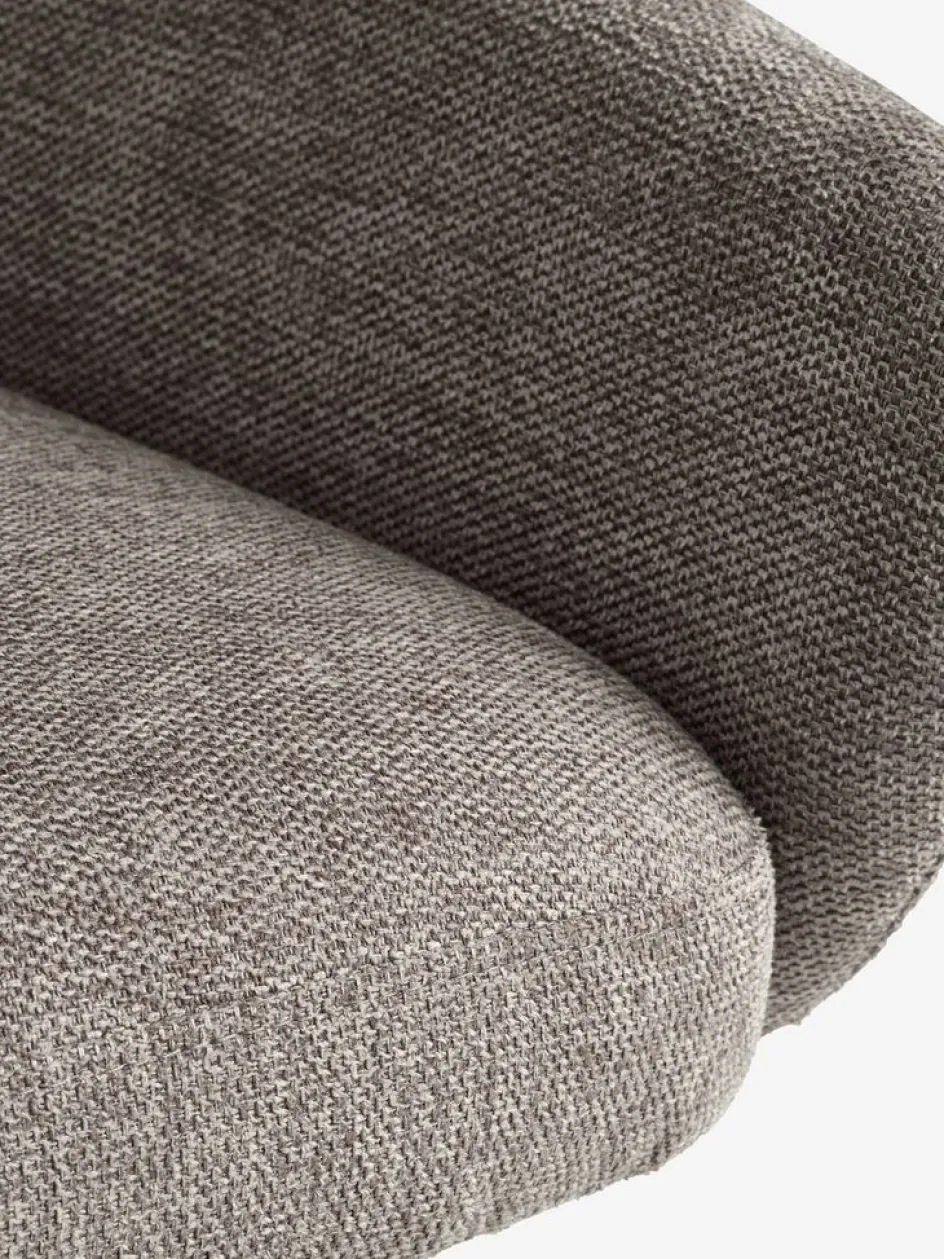 Clearance ROSTRUPSilla de comedor ROSTRUP giratoria tela /negro Sillas De Comedor