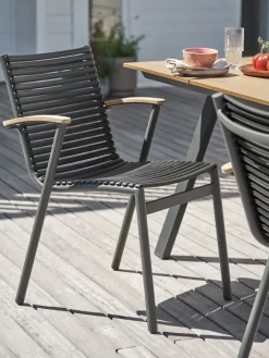 Online SADBJERGSilla apilable SADBJERG negro Sillas De Jardín