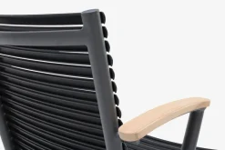 Online SADBJERGSilla apilable SADBJERG negro Sillas De Jardín
