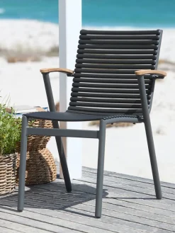 Online SADBJERGSilla apilable SADBJERG negro Sillas De Jardín