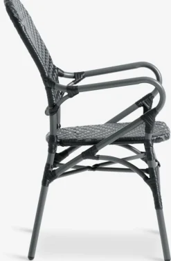 Outlet SAKSBORGSilla apilable SAKSBORG gris Sillas De Jardín