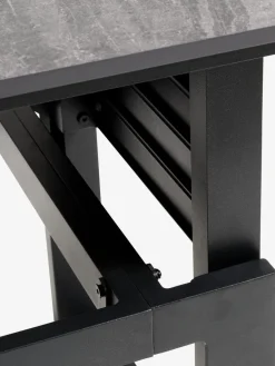 Best SALTENConjunto muebles jardín SALTEN 5 plazas secado rápido negro Conjuntos Mesa Y Sillas De Jardín|Muebles De Jardín