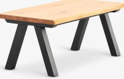 Discount SANDBYMesa de centro SANDBY 60x110 roble natural/negro Mesas De Centro|Mesas Auxiliares