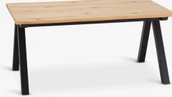 Best SANDBYMesa de comedor SANDBY 100x160 roble natural/negro Mesas De Comedor