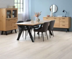 Hot SANDBYMesa de comedor SANDBY 100x210 roble natural/negro Mesas De Comedor