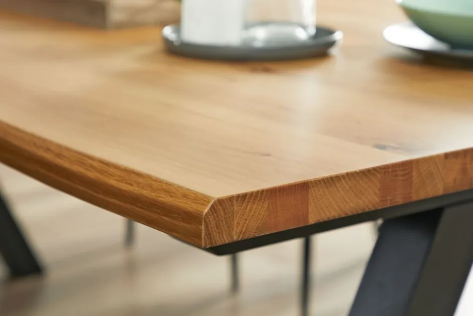 Hot SANDBYMesa de comedor SANDBY 100x210 roble natural/negro Mesas De Comedor