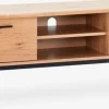 Discount SANDBYMueble TV SANDBY 2 puertas roble natural/negro Muebles De TV