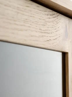 Sale SANDBYVitrina SANDBY 2 puertas roble natural/negro Vitrinas|Vitrinas