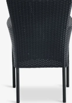Discount SANDVIKA + AIDTMesa SANDVIKA L65 + 2 sillas AIDT negro Conjuntos Mesa Y Sillas De Jardín