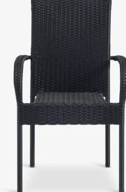 Clearance SANDVIKA + GUDHJEMMesa SANDVIKA L65 + 2 sillas GUDHJEM negro Conjuntos Mesa Y Sillas De Jardín