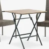 Discount SANDVIKA + GUDHJEMMesa SANDVIKA L65 + 2 sillas GUDHJEM natural Conjuntos Mesa Y Sillas De Jardín