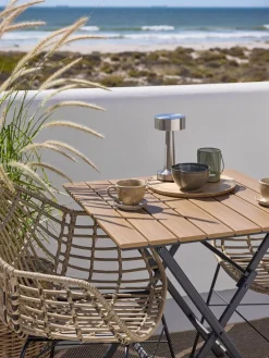 Outlet SANDVIKAMesa de balcón SANDVIKA 65x65 Mesas De Jardín