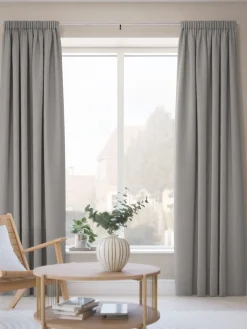 Discount SAVALENCortina SAVALEN 1x140x245 chenilla gris Cortinas Gruesas