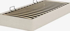 Clearance SEDENCanapé SEDEN 90x190 apertura lateral tela beis Camas Con Almacenaje|90 X 190 Cm