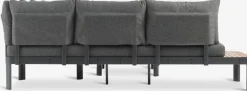 Hot SIRDALConjunto muebles jardín SIRDAL 5 plazas gris oscuro Conjuntos Mesa Y Sillas De Jardín|Muebles De Jardín