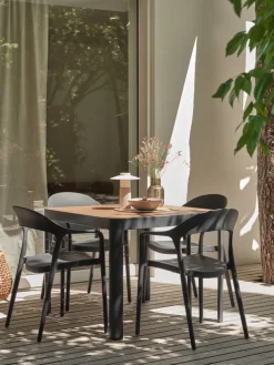 Hot SIRDALMesa de jardín SIRDAL A91xL91 madera dura Mesas De Jardín