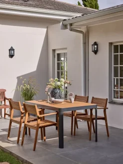 Online SIRDALMesa de jardín SIRDAL A91xL149 madera dura Mesas De Jardín