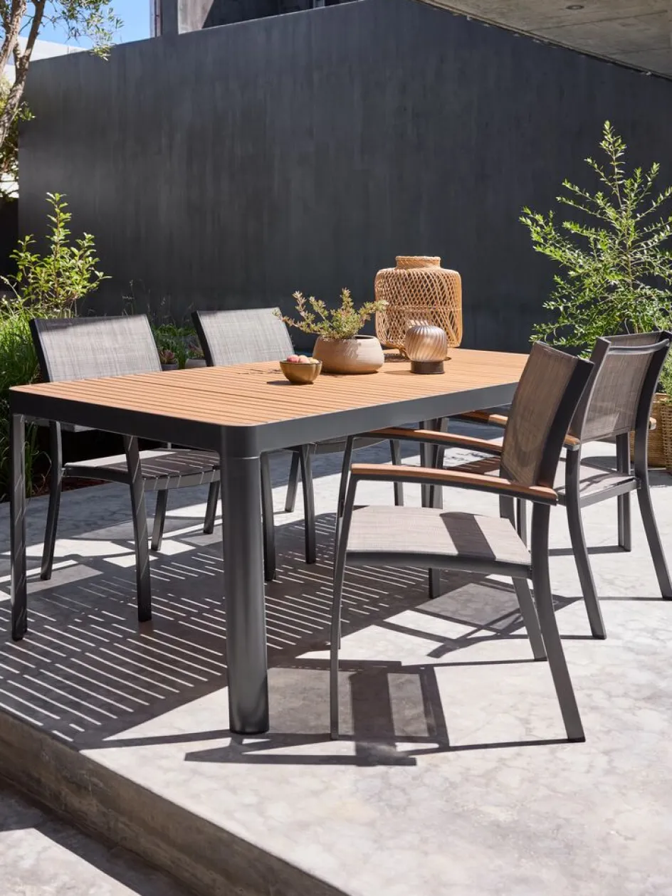 Clearance SIRDALMesa de jardín SIRDAL A91xL211 madera dura Mesas De Jardín