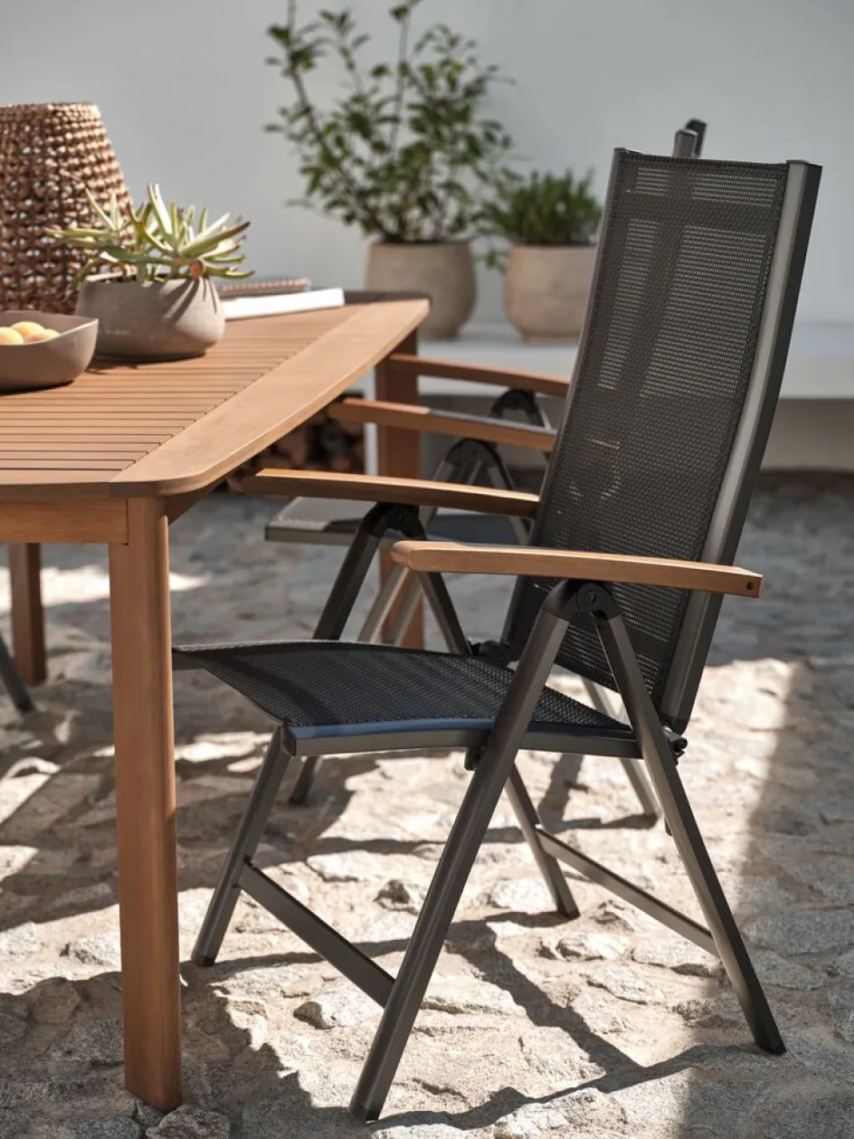 Clearance SIRDALSilla reclinable SIRDAL gris Sillas De Jardín