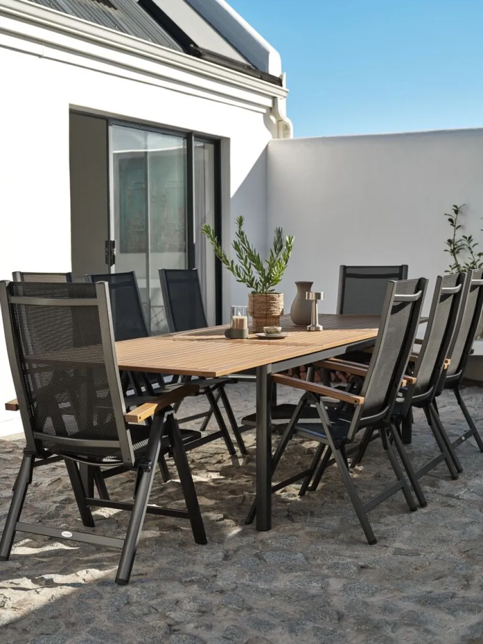 Clearance SIRDALSilla reclinable SIRDAL gris Sillas De Jardín