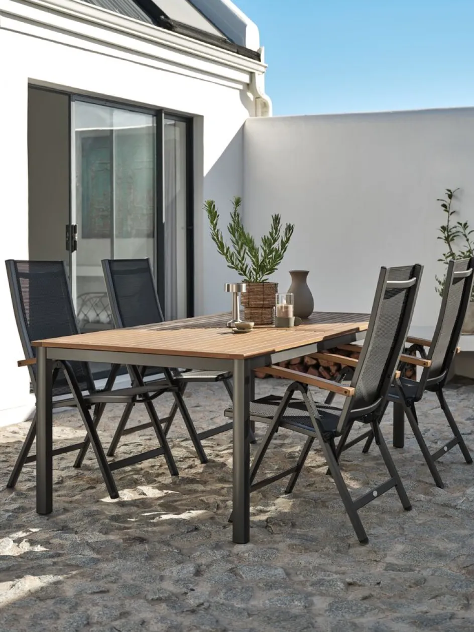 Clearance SIRDALSilla reclinable SIRDAL gris Sillas De Jardín