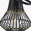 Hot SIVHAUKFarol SIVHAUK Ø31xA35cm negro Iluminación Exterior