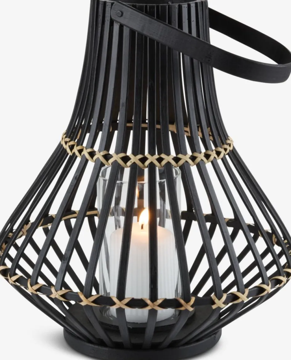 Hot SIVHAUKFarol SIVHAUK Ø31xA35cm negro Iluminación Exterior