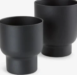 Hot SKADEMacetero SKADE Ø16/14 negro juego de 2 Maceteros