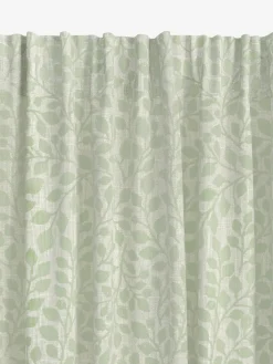Hot SKASENCortina SKASEN 1x140x300 hojas verde empolvado Cortinas Traslúcidas