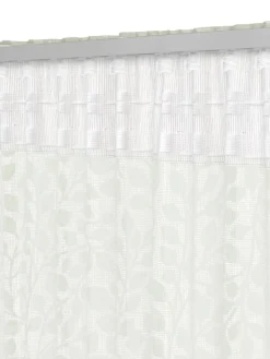 Hot SKASENCortina SKASEN 1x140x300 hojas verde empolvado Cortinas Traslúcidas