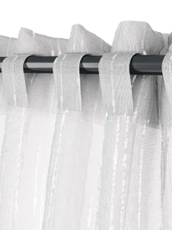 New SKORPACortina SKORPA 1x140x300 rayas blanco Cortinas Traslúcidas
