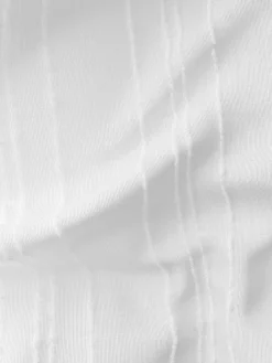 New SKORPACortina SKORPA 1x140x300 rayas blanco Cortinas Traslúcidas