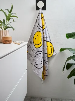 Discount SMILEYGOLDToalla de ducha SMILEY 70x140 Niños Toallas De Lavabo|Toallas De Manos