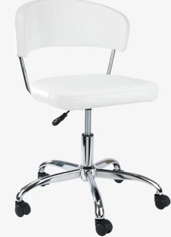 Clearance SNEDSTEDSilla de oficina SNEDSTED polipiel blanco/cromo Sillas De Oficina|Sillas Gaming