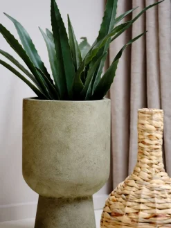 SOLVIMaceta SOLVI Ø25xA40cm verde Macetas