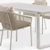 Sale SONNERUP + GILJAMesa SONNERUP L215 + 4 sillas GILJA beis Conjuntos Mesa Y Sillas De Jardín