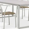 Discount SONNERUP + TAGMARKMesa SONNERUP L215 + 4 sillas TAGMARK beis Conjuntos Mesa Y Sillas De Jardín