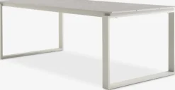 Discount SONNERUP + TAGMARKMesa SONNERUP L215 + 4 sillas TAGMARK beis Conjuntos Mesa Y Sillas De Jardín