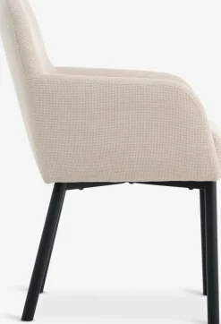 Discount SOTTRUPSilla de comedor SOTTRUP tela beis/negro Sillas De Comedor