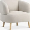 Clearance STADILSillón STADIL tela beis/color roble natural Sillones