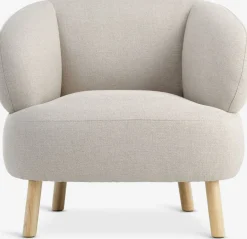 Clearance STADILSillón STADIL tela beis/color roble natural Sillones
