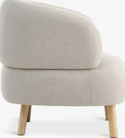 Clearance STADILSillón STADIL tela beis/color roble natural Sillones